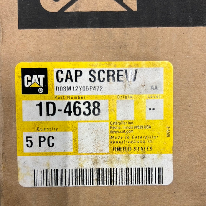 1D4638 CAP SCREW CAT NEW SURPLUS