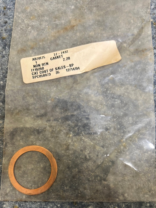 7J7432 GASKET CAT NEW SURPLUS