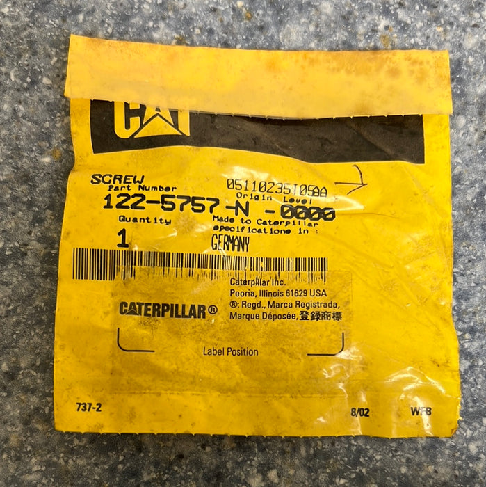 1225757 SCREW CAT NEW SURPLUS