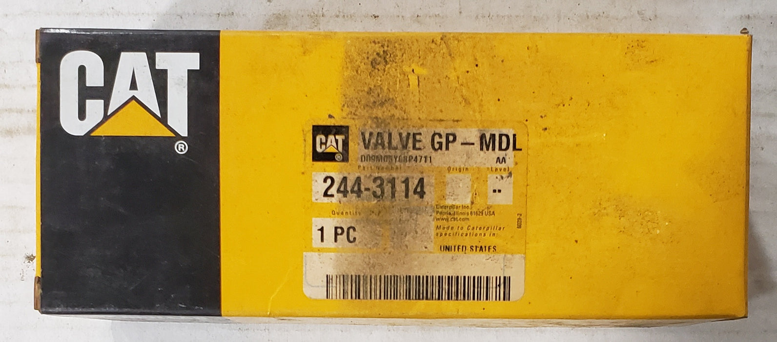 2443114 VALVE USED GENUINE CAT