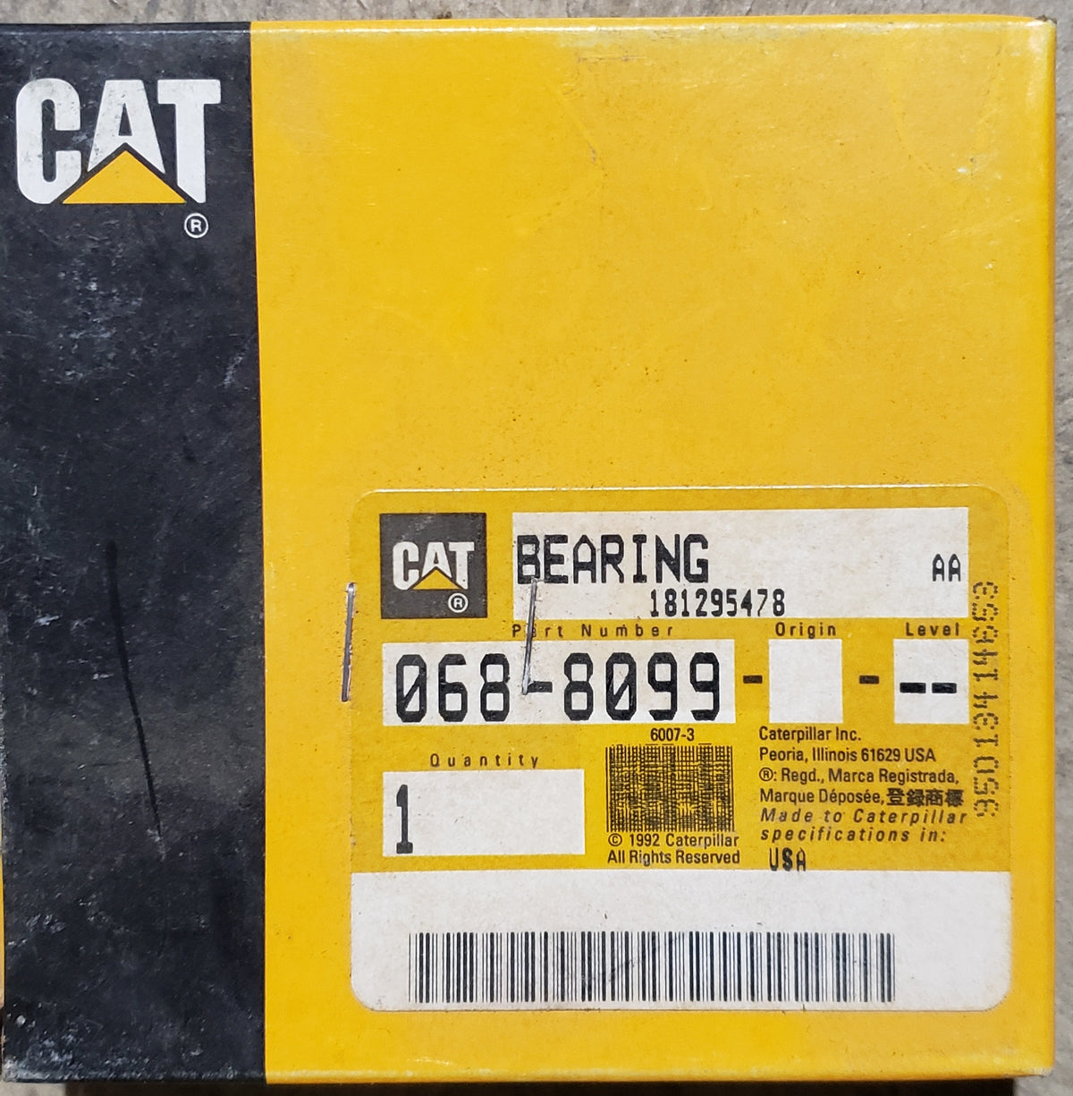 0688099 BEARING NEW SURPLUS GENUINE CAT — Equipment Parts