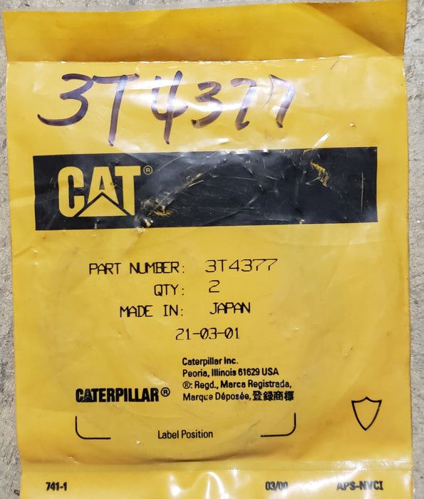 3T4377 SEAL RING NEW SURPLUS GENUINE CAT