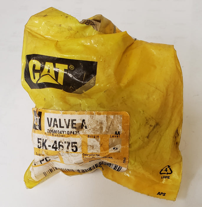 5K4675 VALVE ASSEM. NEW SURPLUS GENUINE CAT