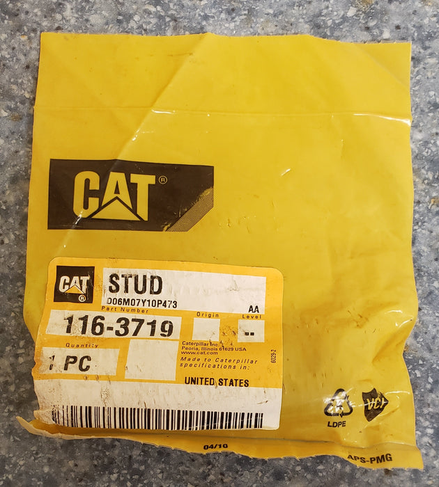 1163719 STUD NEW SURPLUS GENUINE CAT