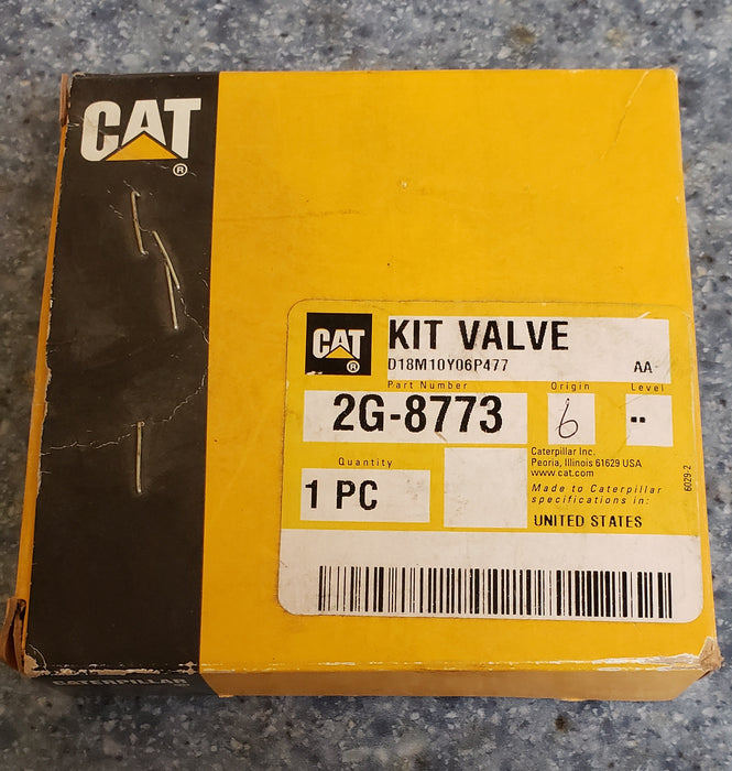 2G8773 VALVE KIT NEW SURPLUS GENUINE CAT