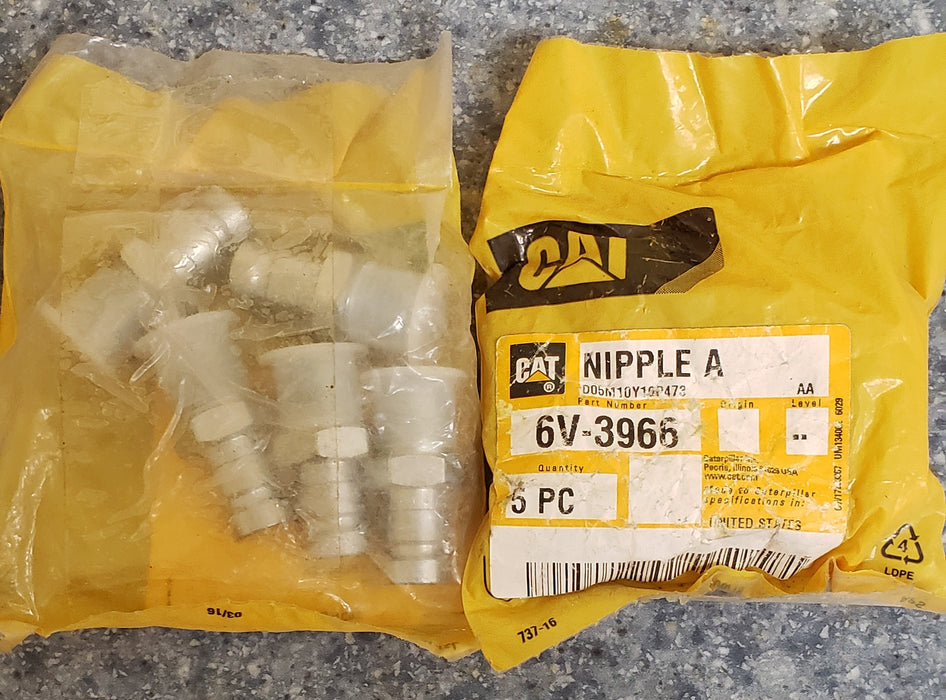 6V3966 NIPPLE NEW SURPLUS GENUINE CAT