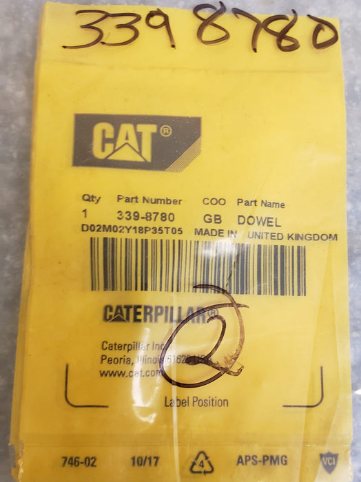 3398780 DOWEL NEW SURPLUS GENUINE CAT