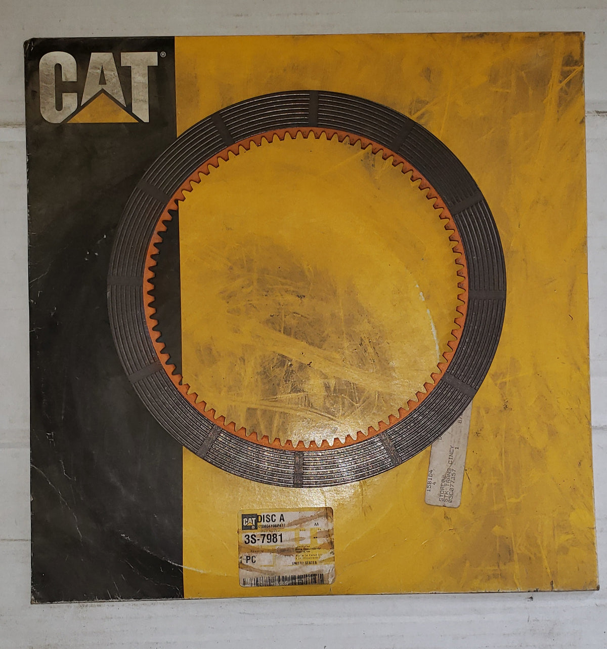 3S7981 DISC NEW SURPLUS GENUINE CATERPILLAR — Equipment Parts