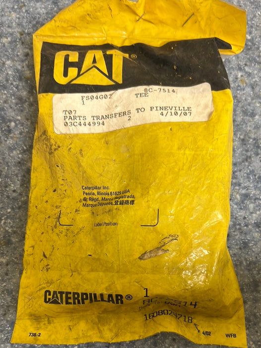 8C7514 TEE CAT NEW SURPLUS