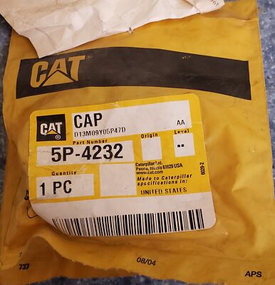 5P4232 CAP-FILLER NEW SURPLUS GENUINE CAT