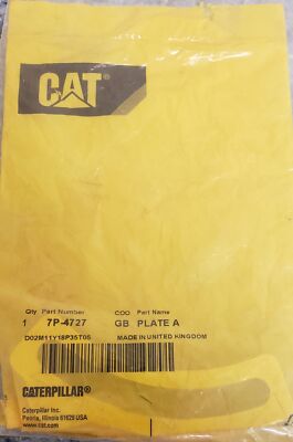 7P4727 PLATE ASSEM. NEW SURPLUS GENUINE CAT