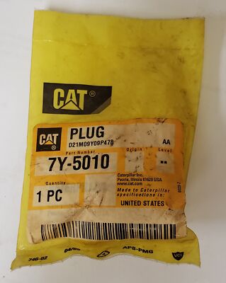 7Y5010 PLUG NEW SURPLUS GENUINE CAT